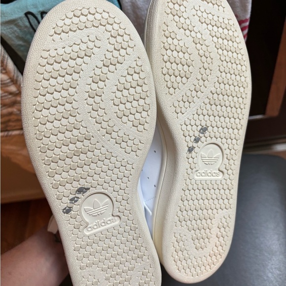 Adidas Stan Smith White and Navy Sneakers M 7.5 - Picture 5 of 9